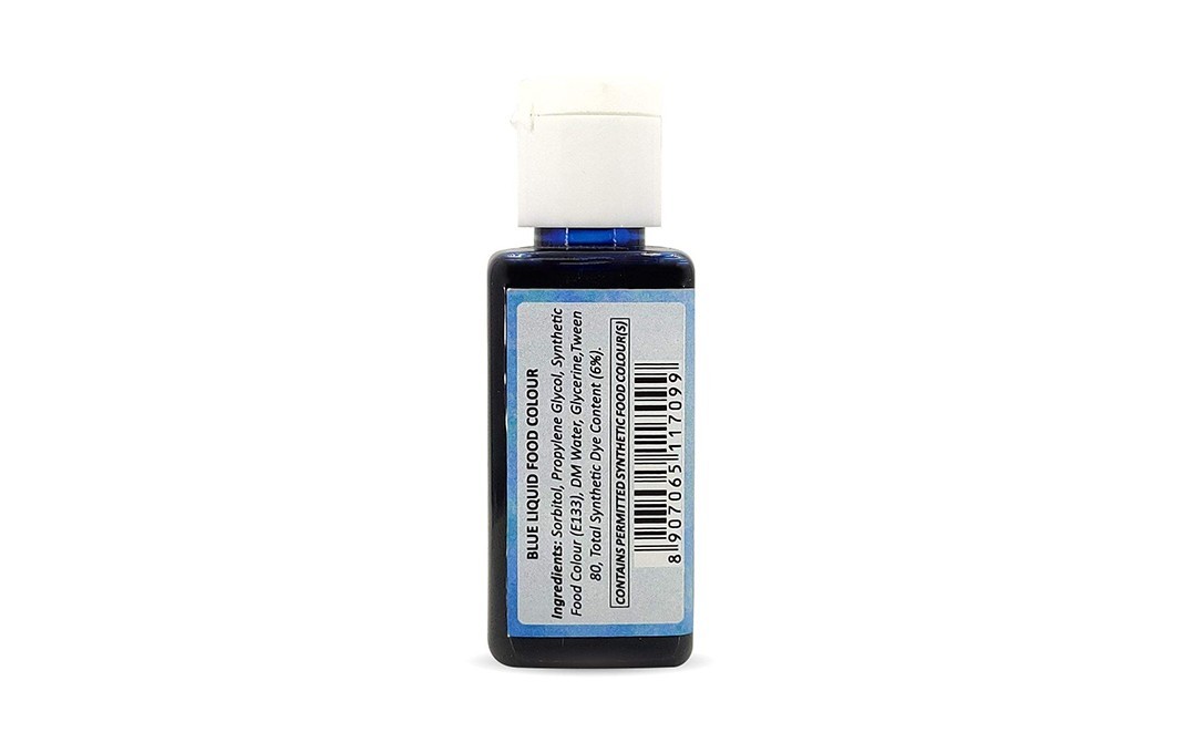 Puramio Blue Liquid Food Colour    Plastic Bottle  50 millilitre